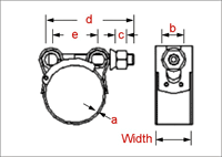 HF-4106 Wide Band Hose Clamps Schematic Diagram