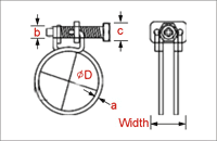 HF-6501 Wire Clamps Schematic Diagram